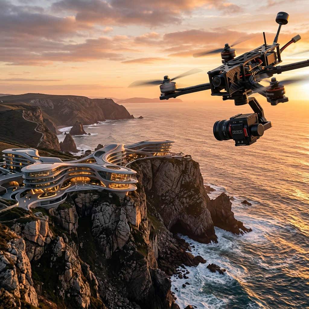 Imagens Aéreas com Drone FPV